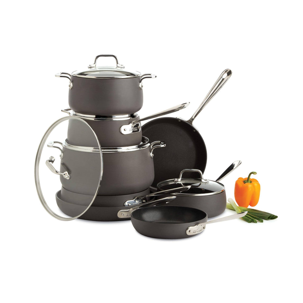 All Clad HA1 Hard Anodized Nonstick 13 Piece Cookware Set