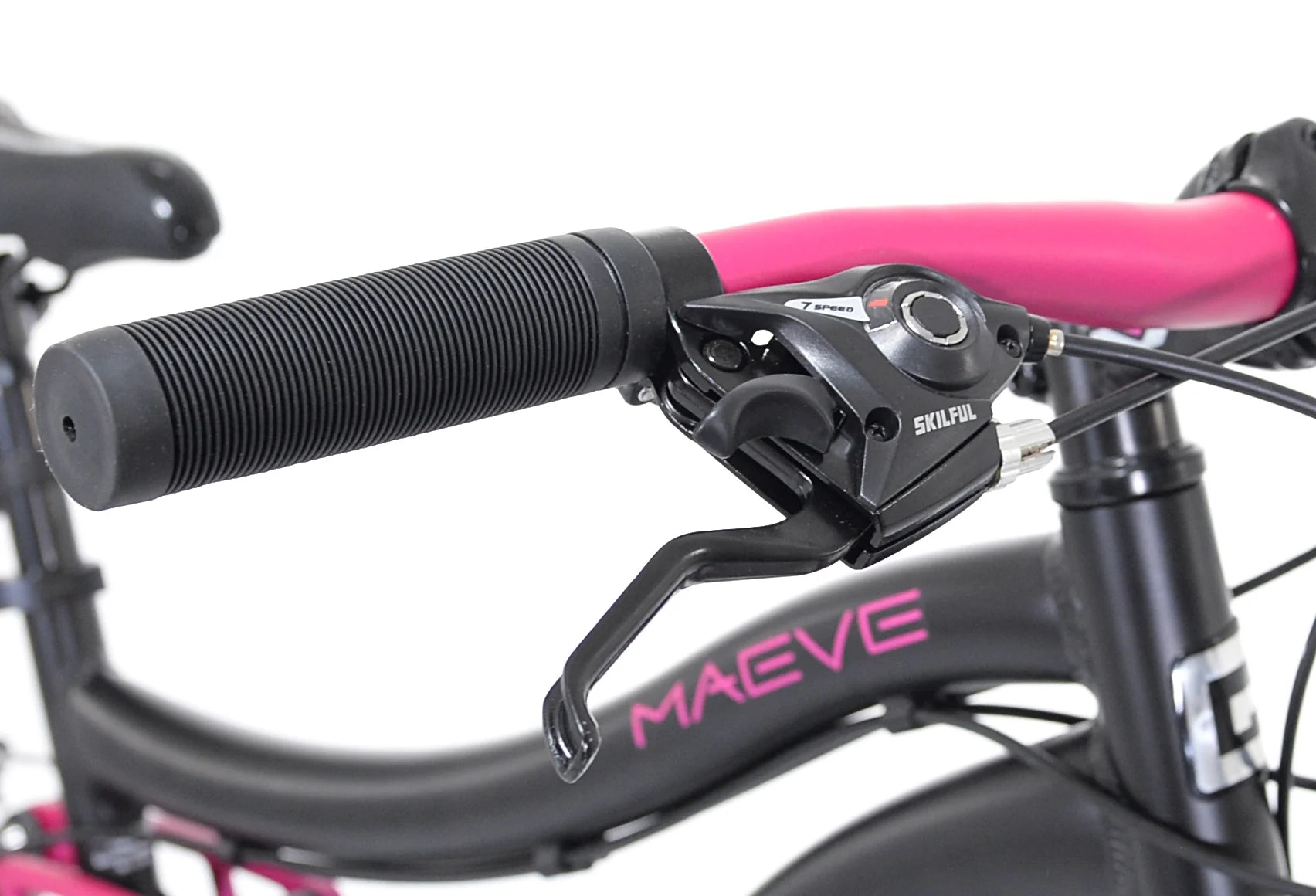 Kent Genesis Maeve Mountain Bike, 26" Wheels, Adults Ages 13+, Black and Pink