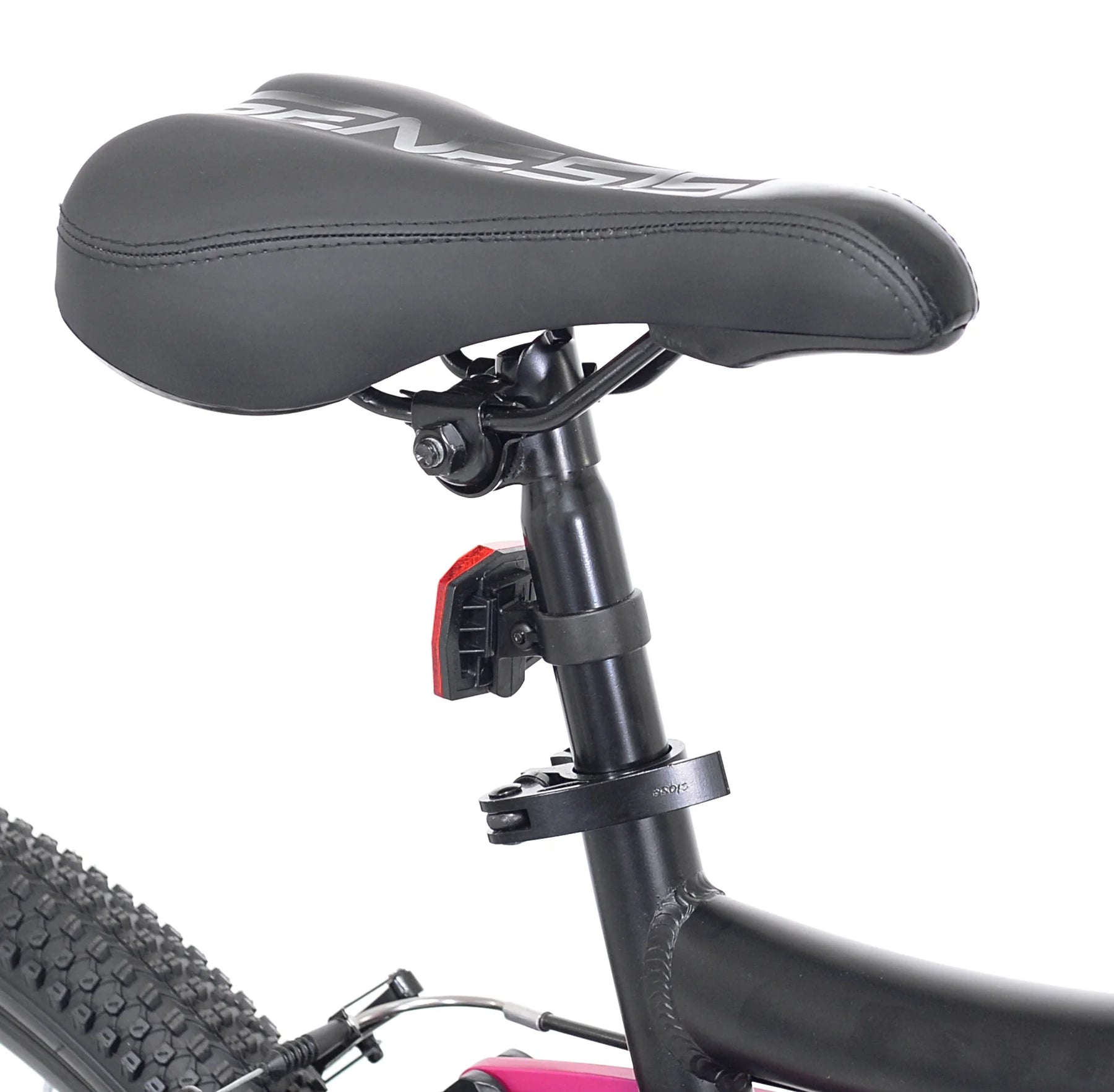 Kent Genesis Maeve Mountain Bike, 26" Wheels, Adults Ages 13+, Black and Pink
